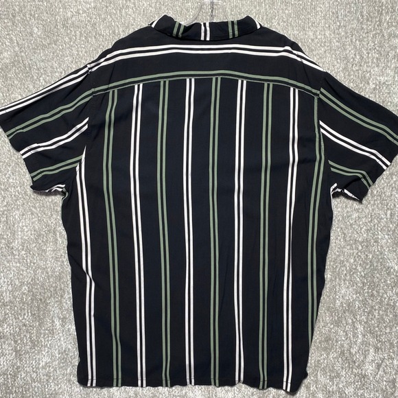 Aeropostale The Resort Shirt Striped Button Up Short Sleeve Casual Men's 3XL‎ - Picture 4 of 7